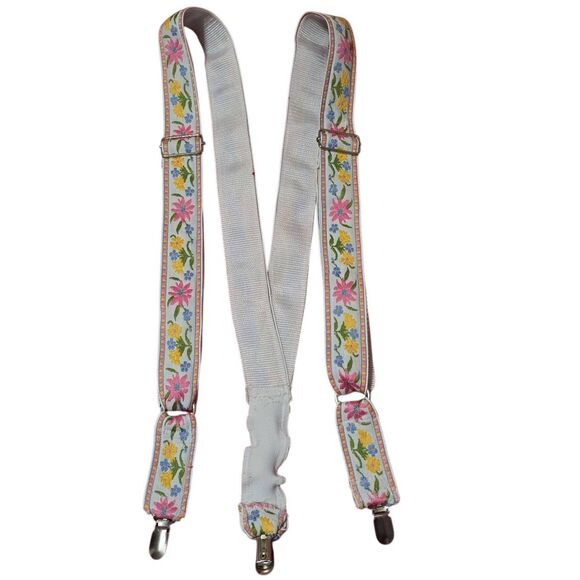 Rayvehn Embroidered Suspenders - Picture 3 of 4